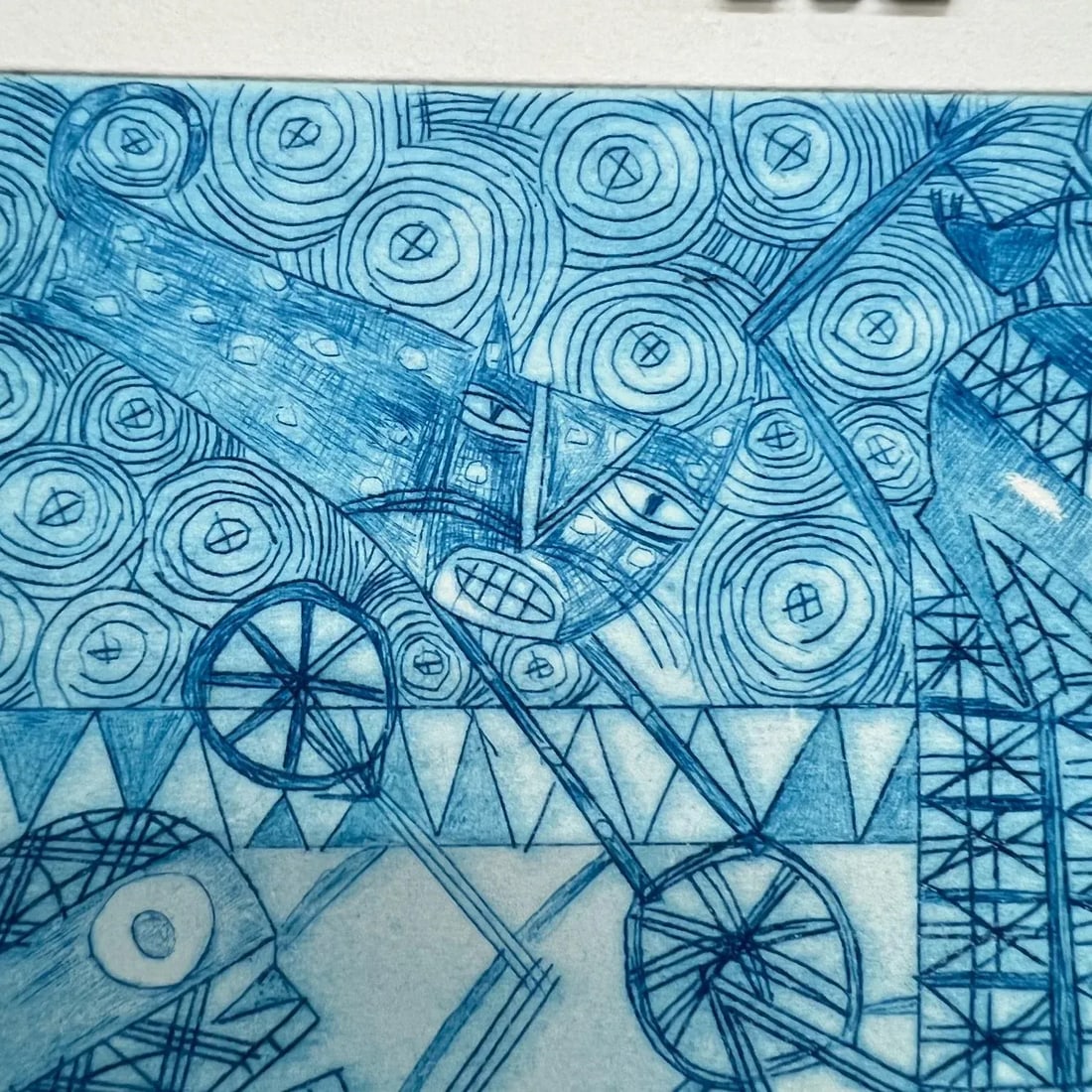 Mexican Modern Art Woodblock Print 23/50 Oaxaca Mexico - 6