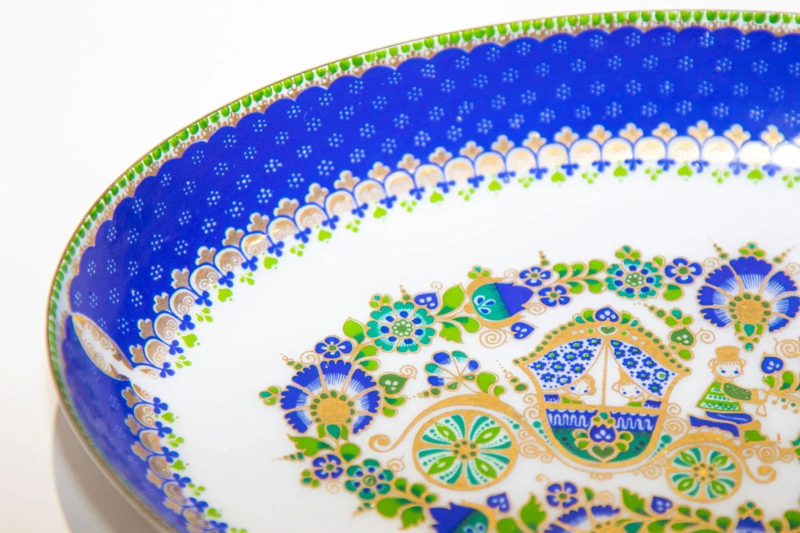 Vintage Steinbock Austrian Enameled Oval Dish - 3