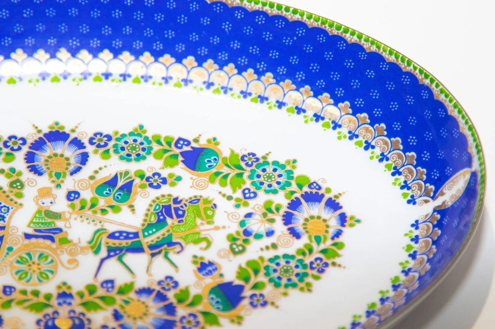 Vintage Steinbock Austrian Enameled Oval Dish - 4