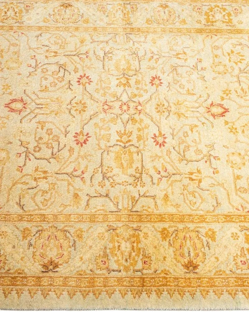 Mogul, One-of-a-Kind Hand-Knotted Area Rug in Ivory, 3' 3" x 5' 1" - 4