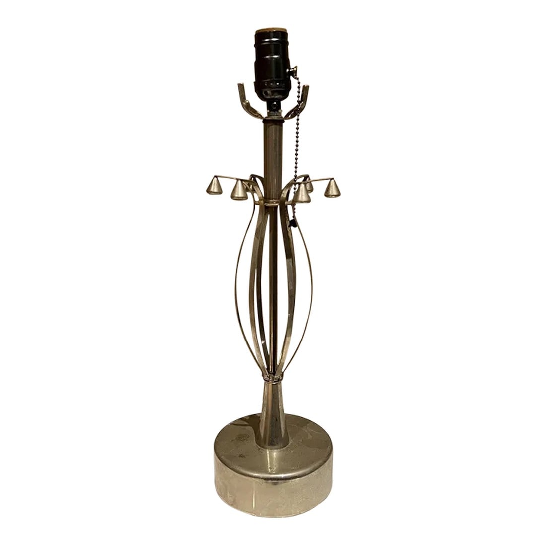 Mid 20th Century Sculptural Chrome Table Lamp (1 of 10)