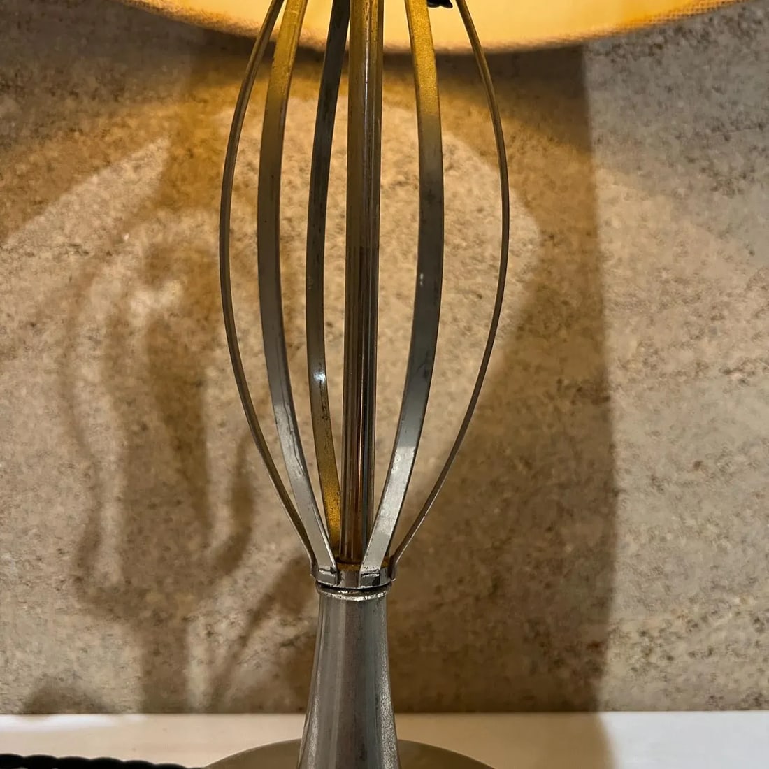 Mid 20th Century Sculptural Chrome Table Lamp - 8