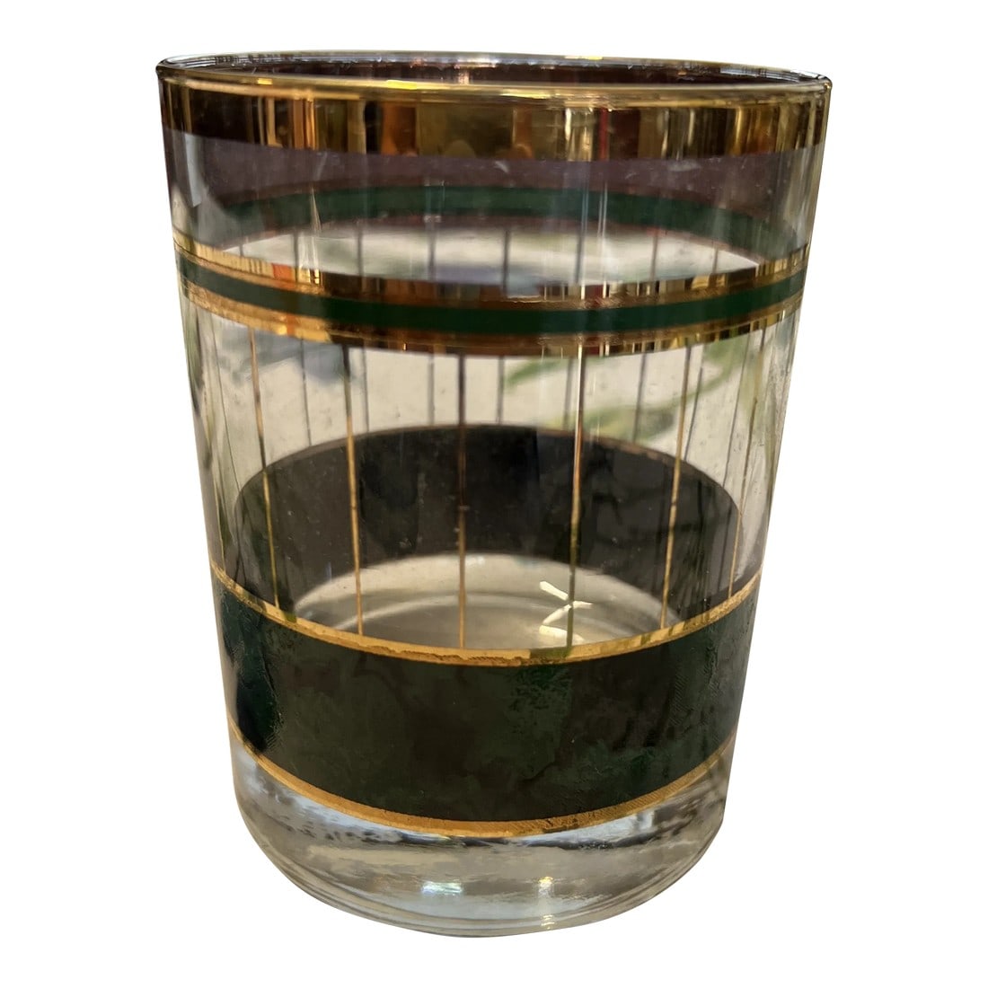 1970s Malachite Inspired Cocktail Glass: Stunning malachite inspired cocktail glass! Make this your personal cocktail glass to show you're the style, life and class of the party! Please check out my other listings Condition: Alterations: