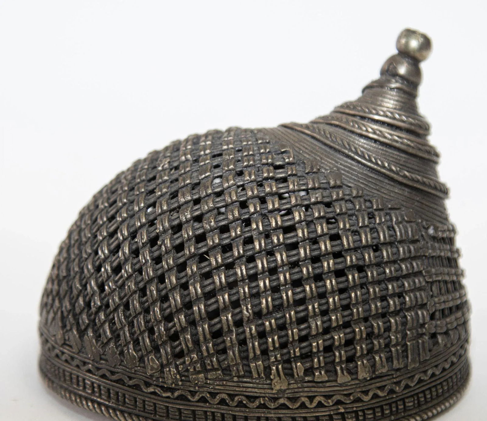 Indian Cast Brass Metal Incense Burner in a Snail Form - 8