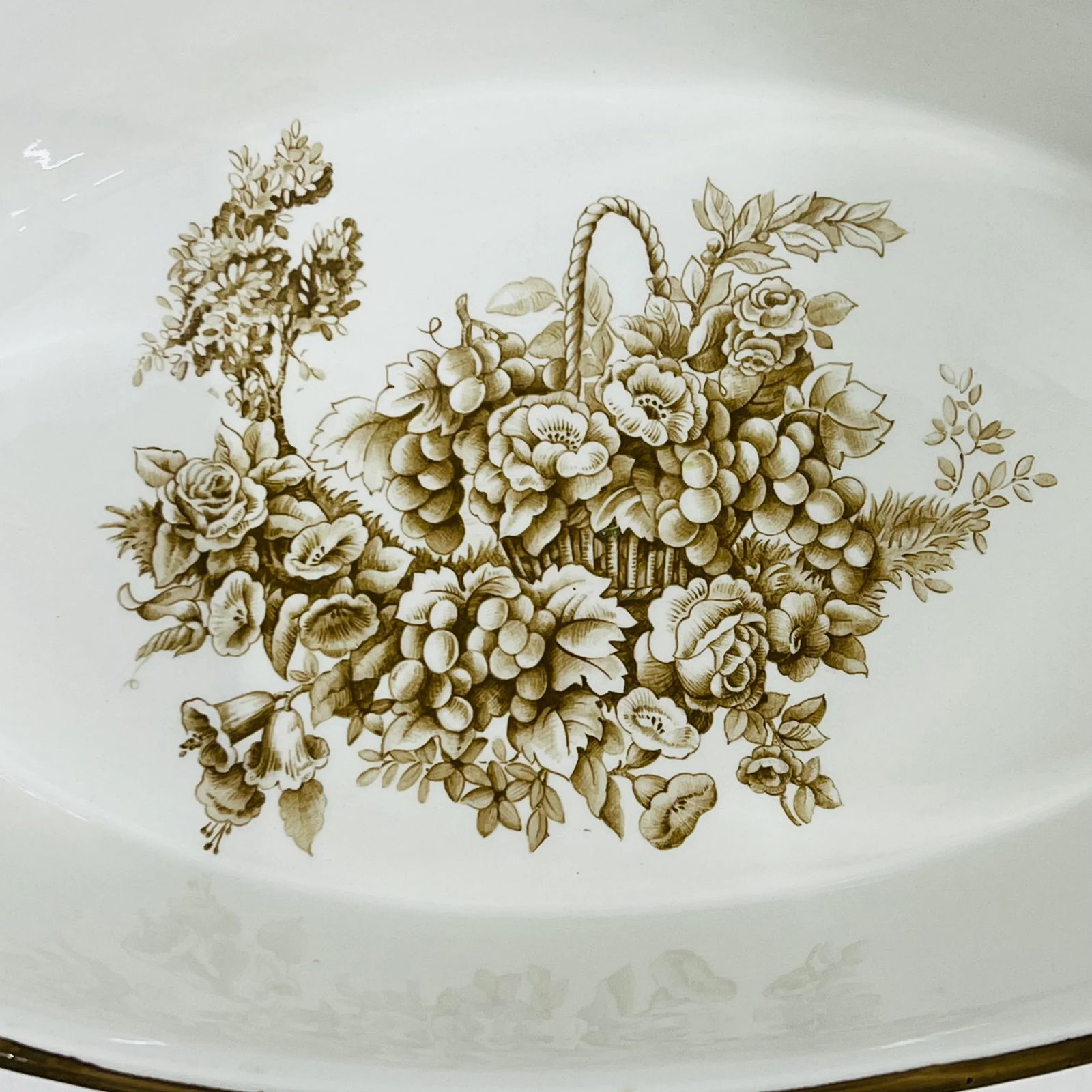 Vintage Global Views Italian Oval Center Bowl - 3