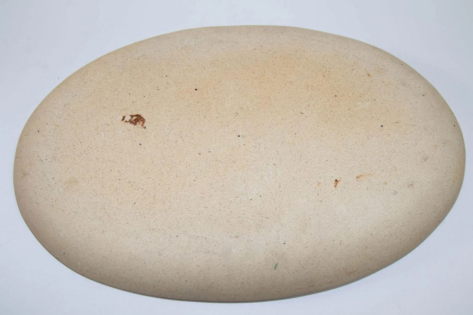 Tonala Folk Art Pottery Oval Platter Signed, Mexico, Circa 1960's - 9