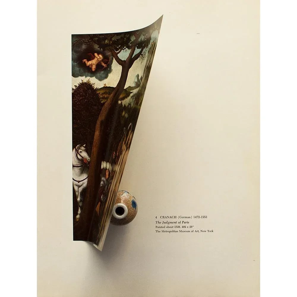 1955 After Cranach "The Judgment of Paris", First Edition Vintage Full-Color Print - 4