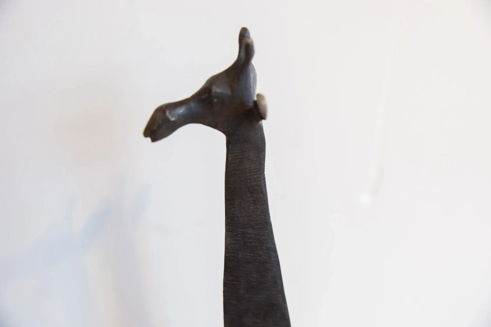 Vintage African Giraffe With Dark Patina - 3
