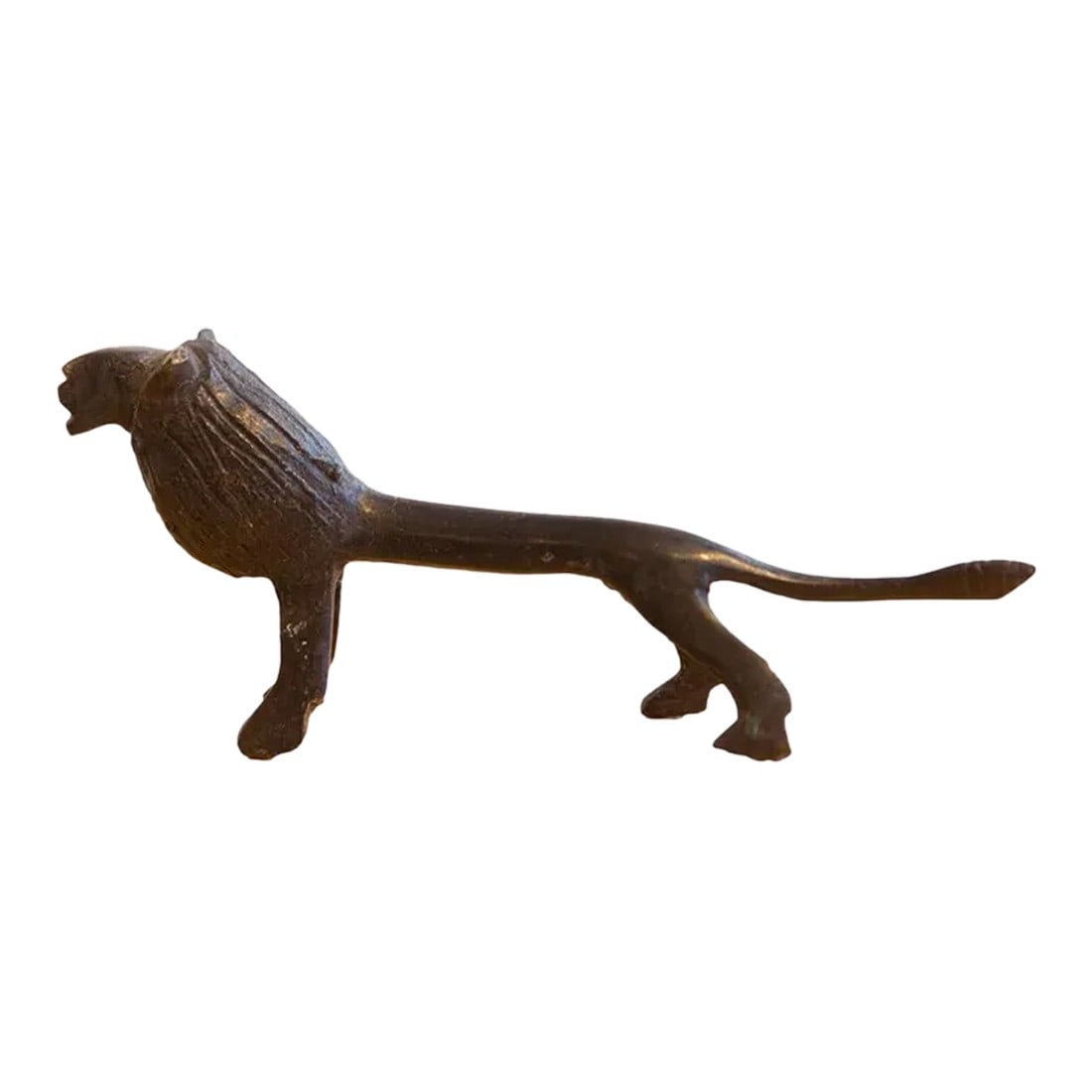Vintage African Lion With Dark Patina (1 of 5)