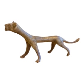 Vintage African Oxidized Cheetah