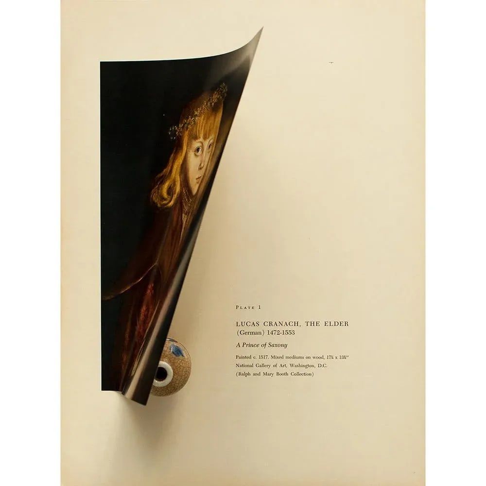 1956 After Lucas Cranach "A Prince of Saxony", Vintage Full-Color Print - 4