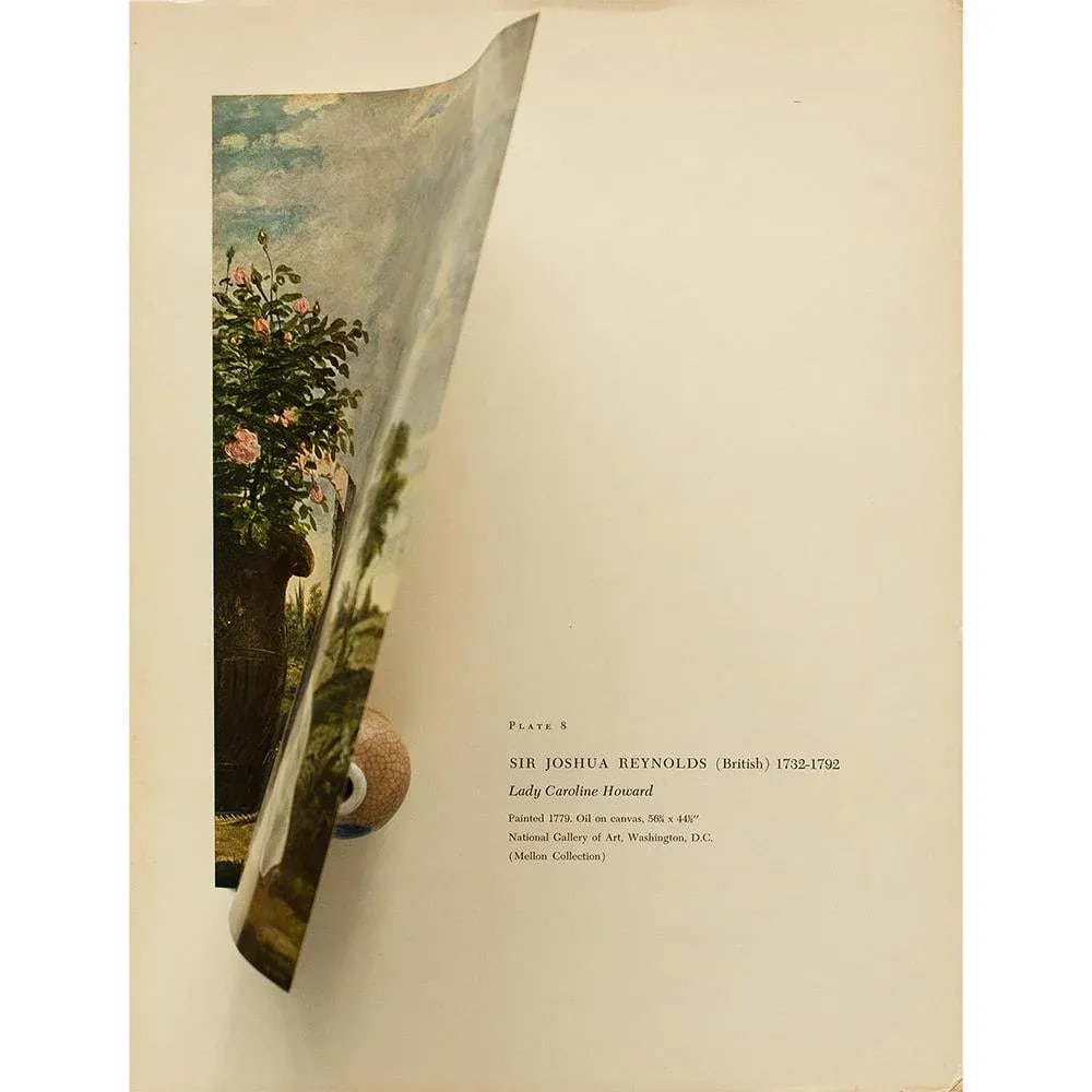 1956 After Sir Joshua Reynolds "Lady Caroline Howard", Vintage Full-Color Print - 4