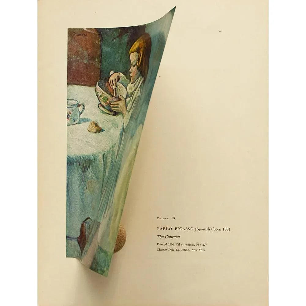 1956 After Pablo Picasso "The Gourmet", Vintage Full-Color Print - 4