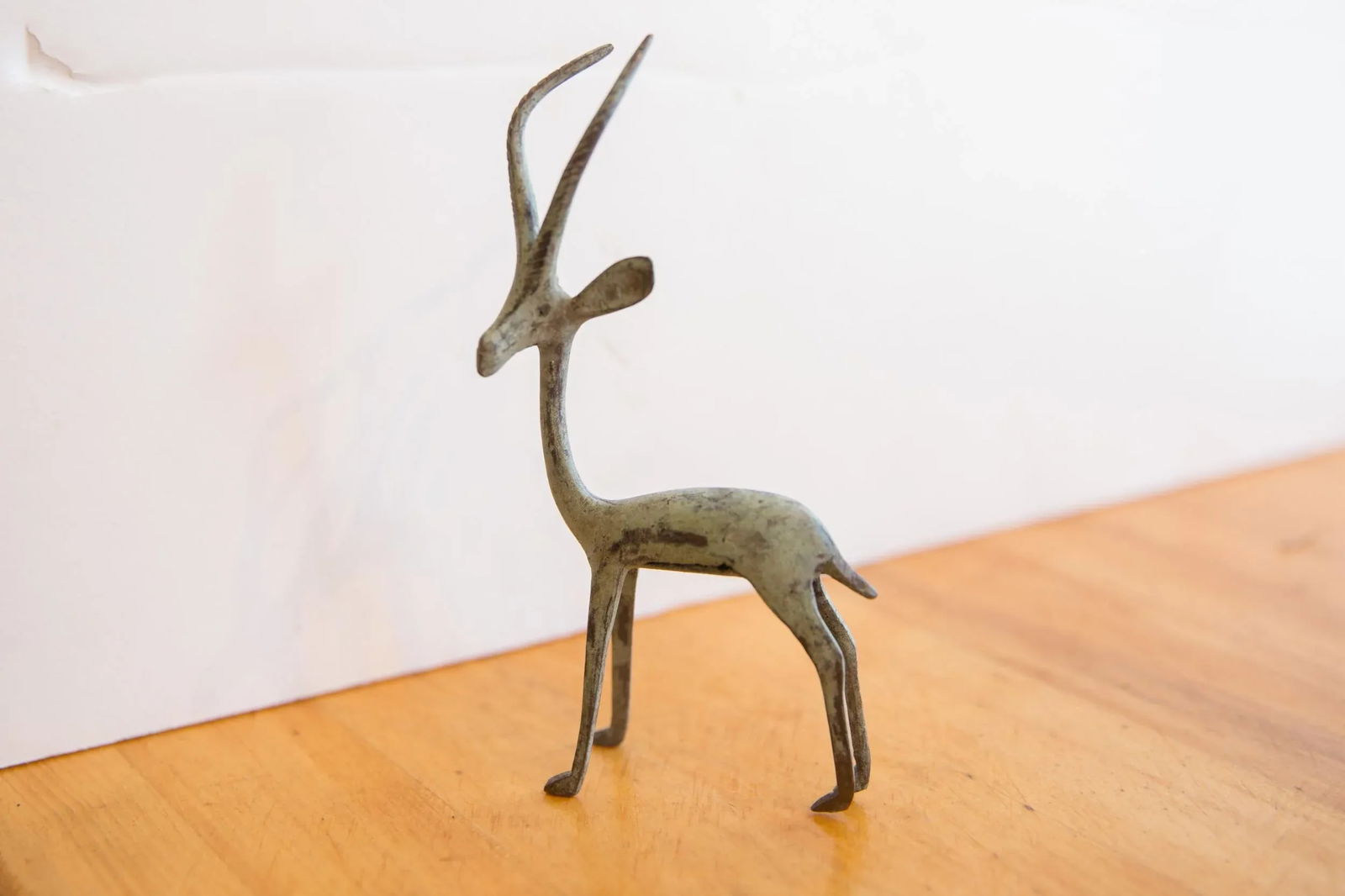 Vintage African Left Facing Brightly Oxidized Gazelle - 5