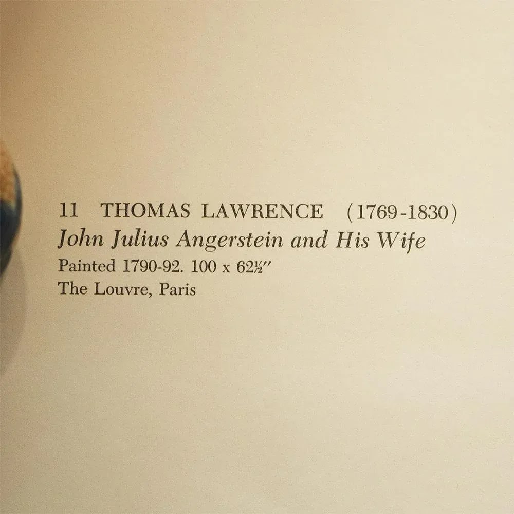 1956 After Thomas Lawrence "John Julius Angerstein and His Wife", Vintage Full-Color Print - 5