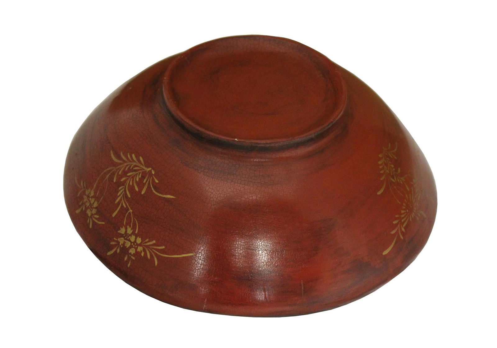 Reproduction Chinese Red 'Filial Piety' Bowl - 7