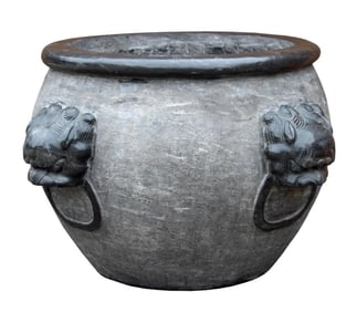 Chinese Gray Stone Planter