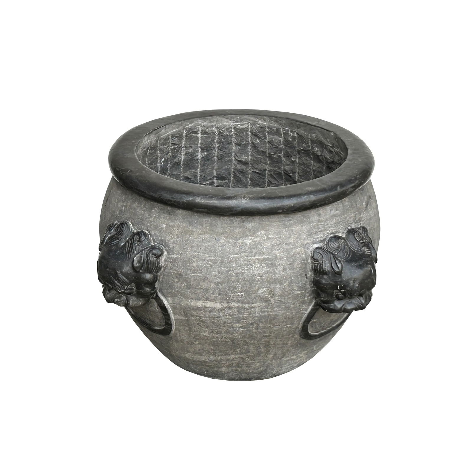 Chinese Gray Stone Planter - 7