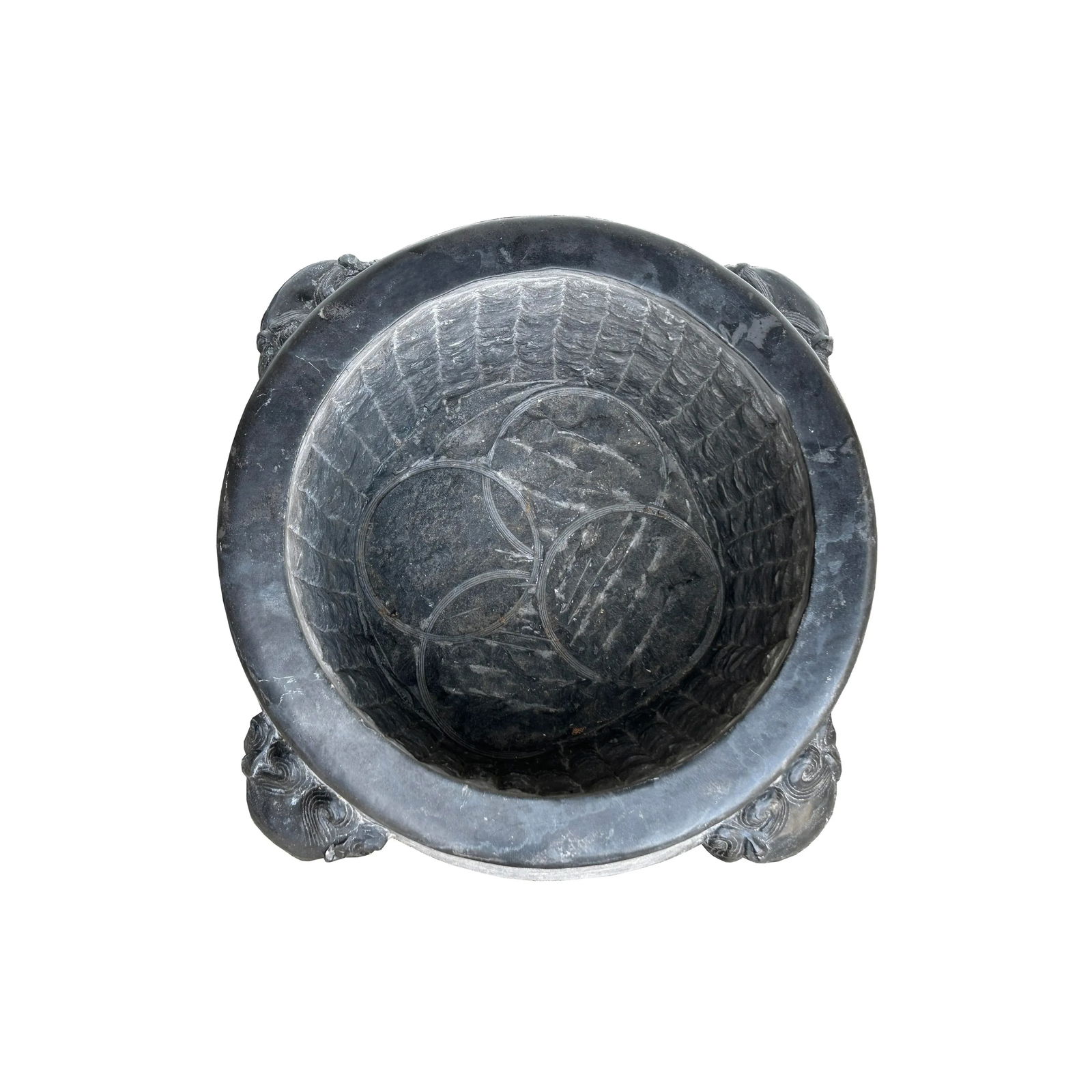 Chinese Gray Stone Planter - 8