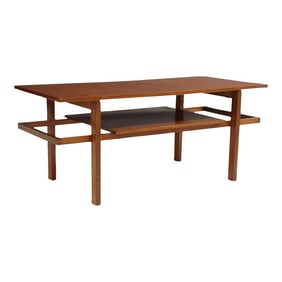 Italian Mid-Century Modern Teak Coffee Table