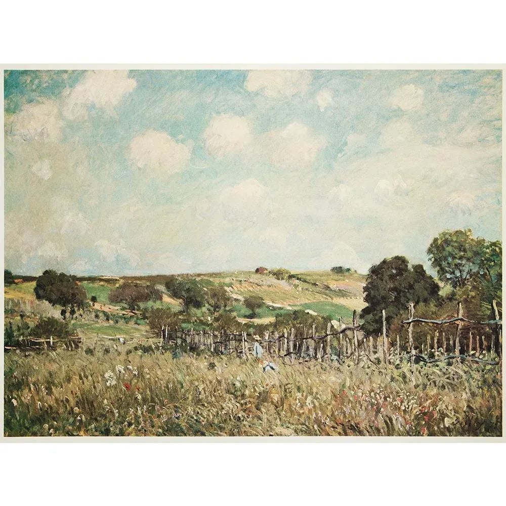 1977 After Alfred Sisley "Meadow", Full-Color Print - 5