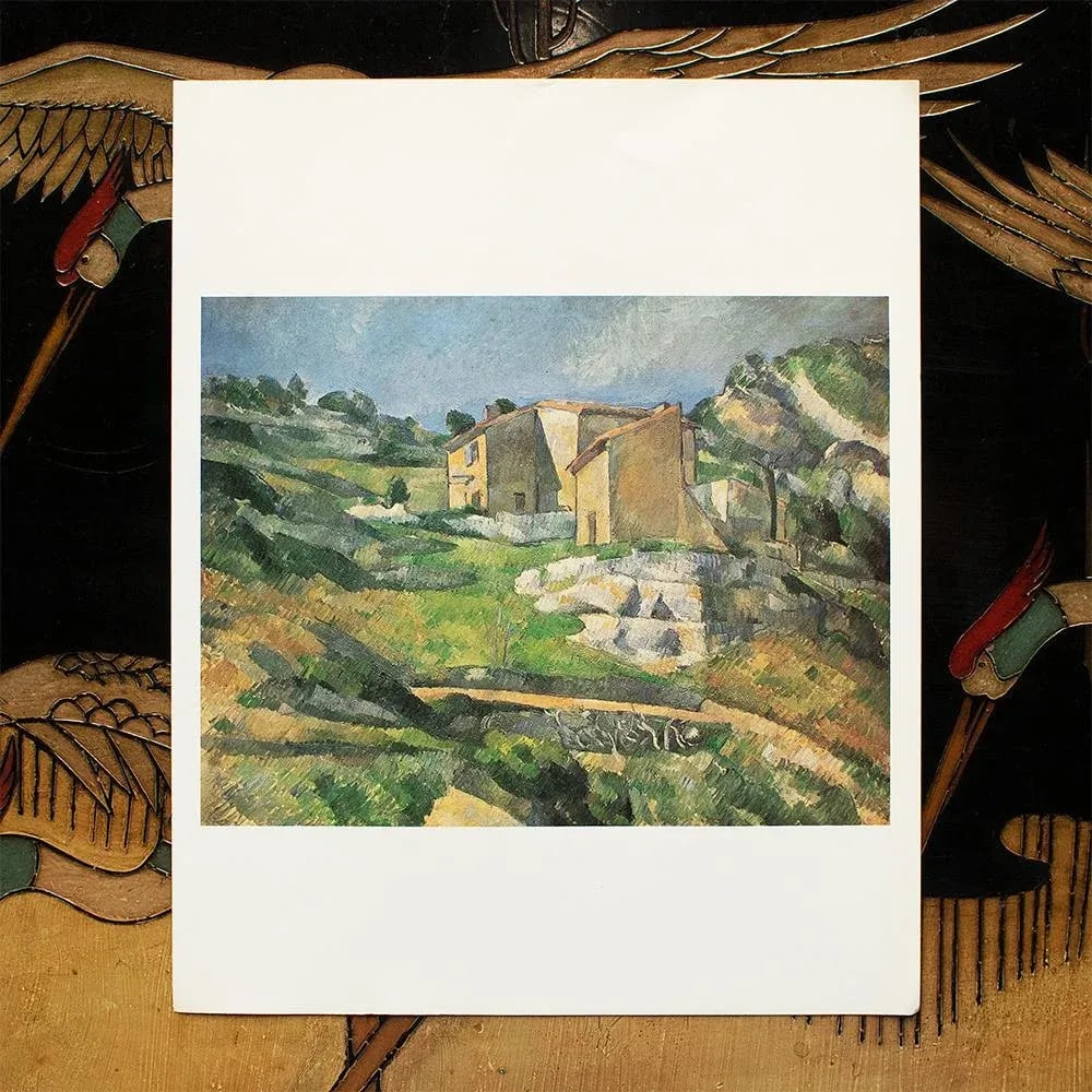 1977 After Paul Cezanne "Houses in Provence", Large Full-Color Print - 3