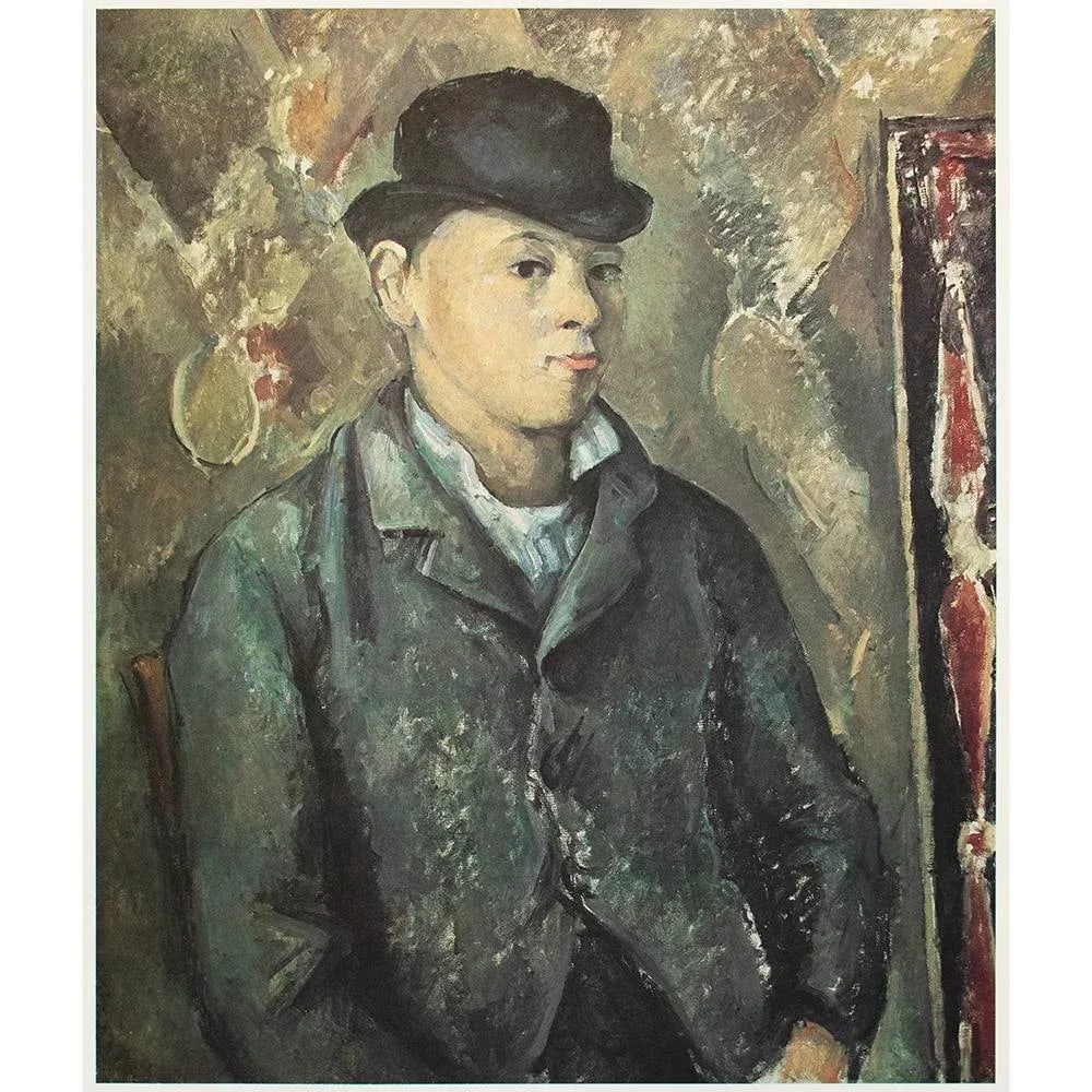 1977 After Paul Cezanne "The Artist's Son, Paul", Large Full Color Print - 6