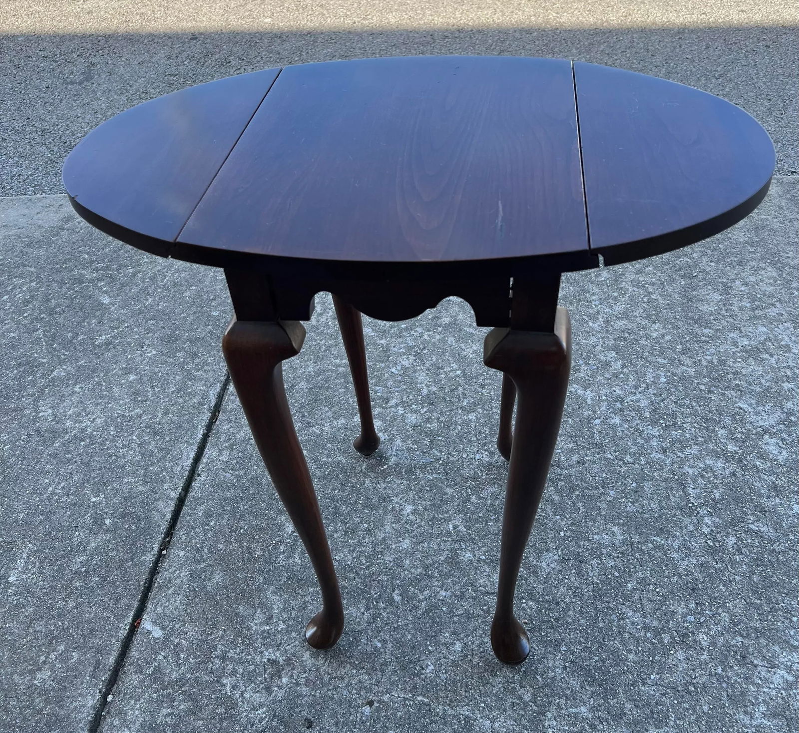 1980s Harden Furniture Drop Leaf End Table - 2
