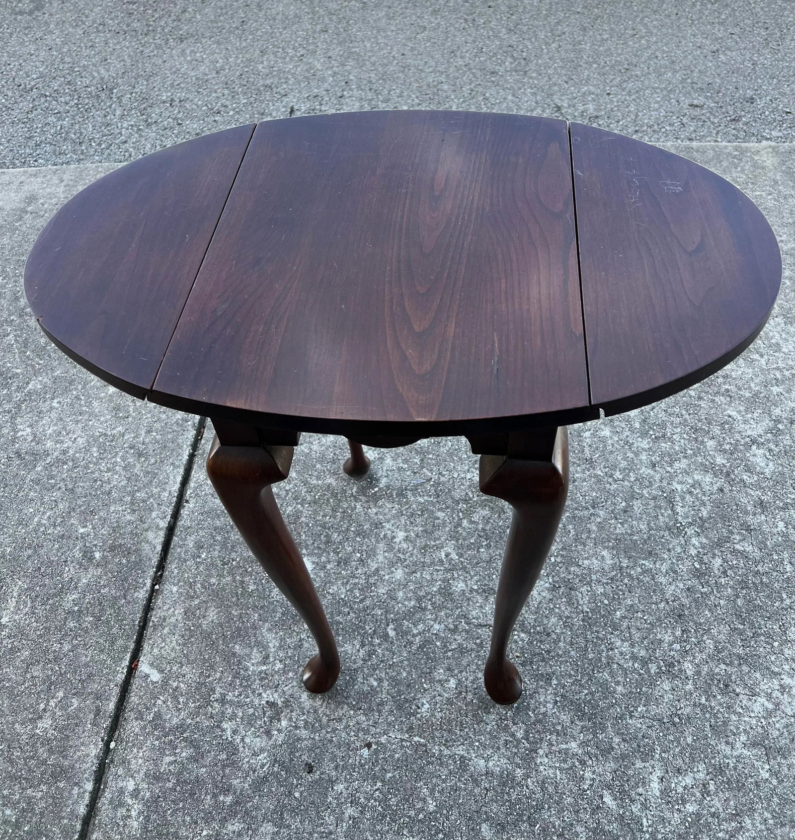 1980s Harden Furniture Drop Leaf End Table - 5