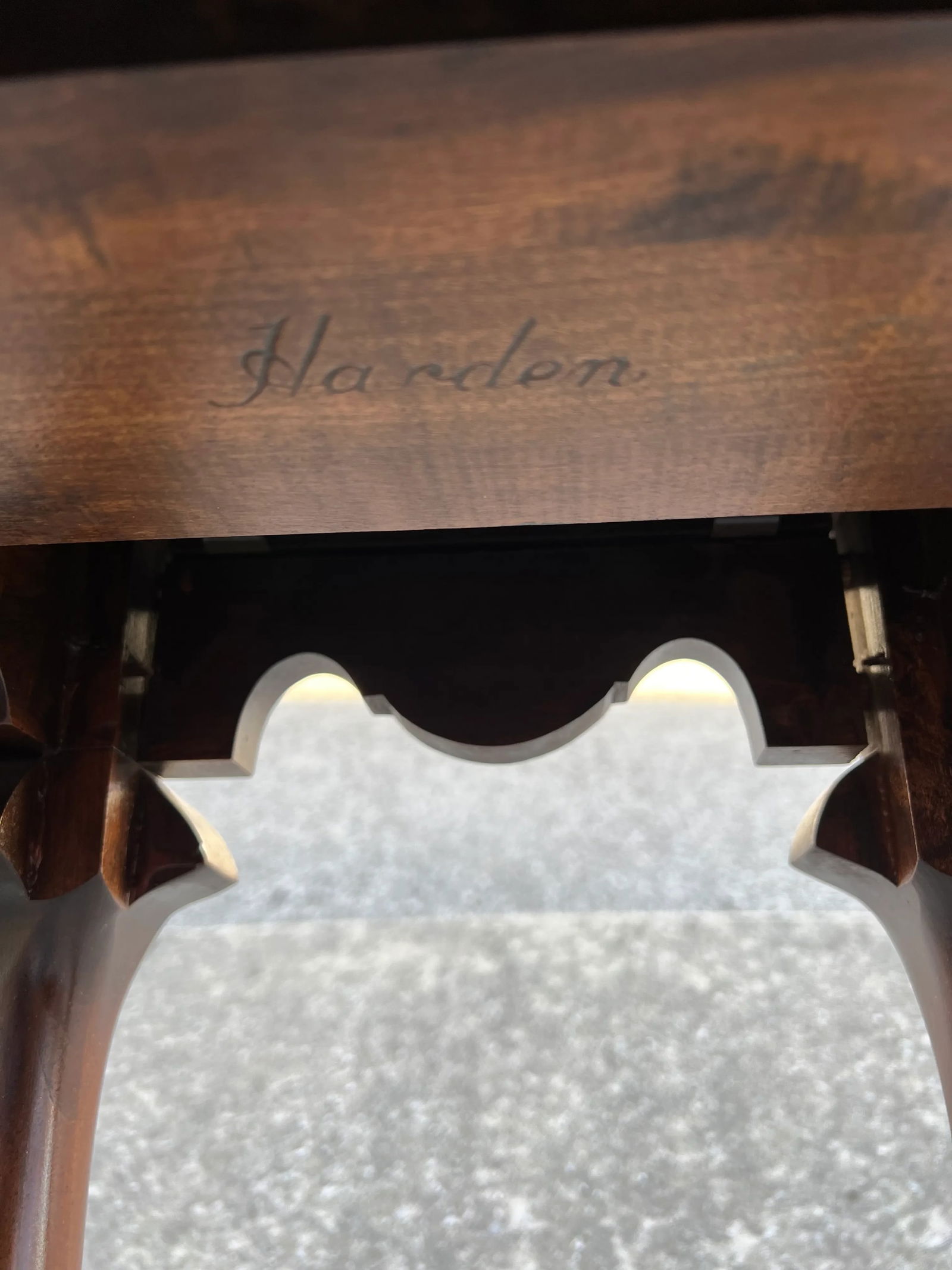 1980s Harden Furniture Drop Leaf End Table - 7