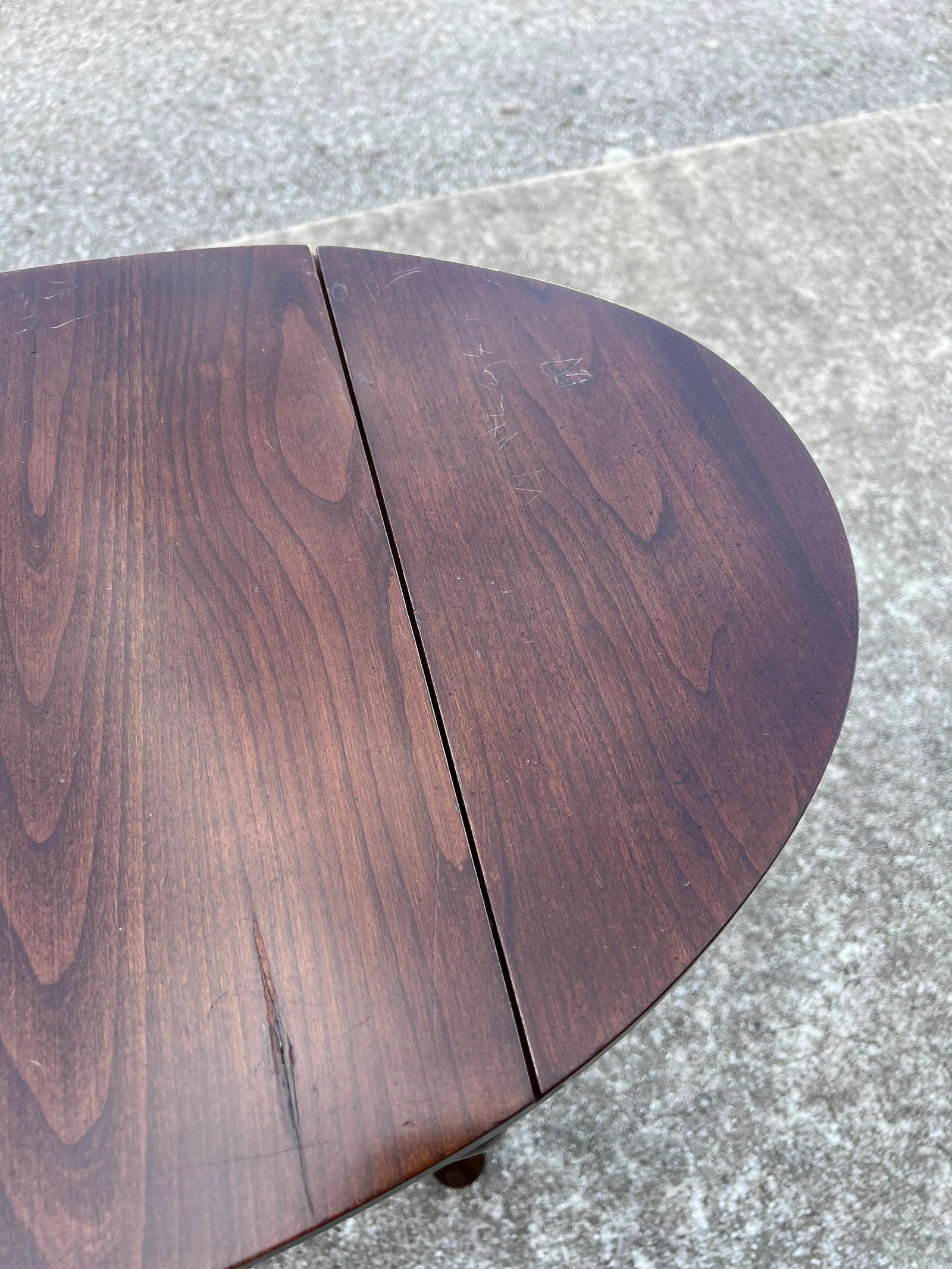 1980s Harden Furniture Drop Leaf End Table - 8