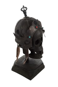 Chinese Bronze Warrior Helmet