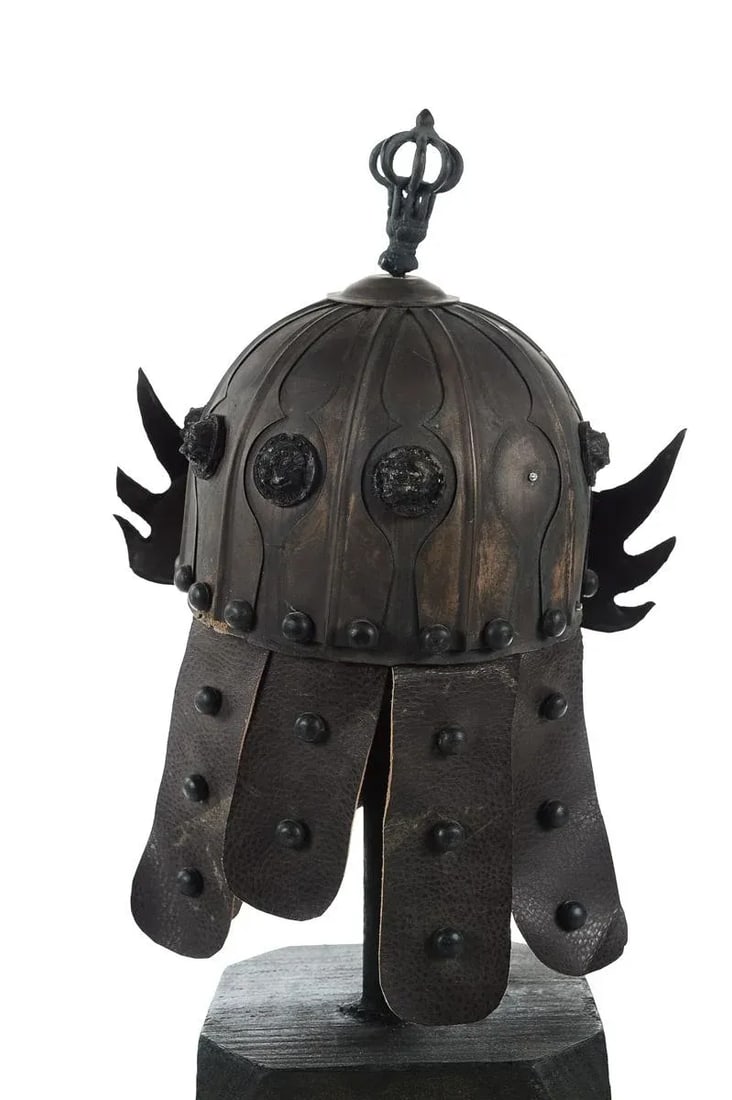 Chinese Bronze Warrior Helmet - 6