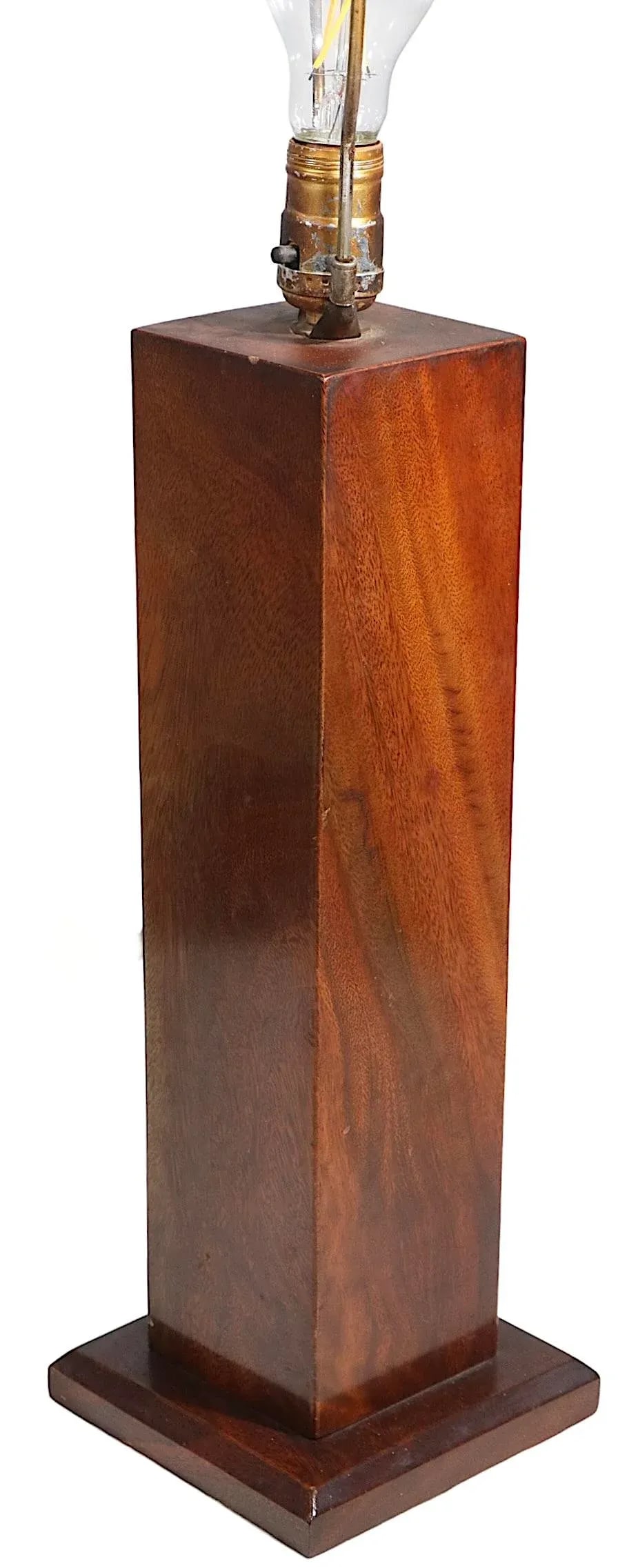 Solid Walnut Mid Century Table Lamp - 2