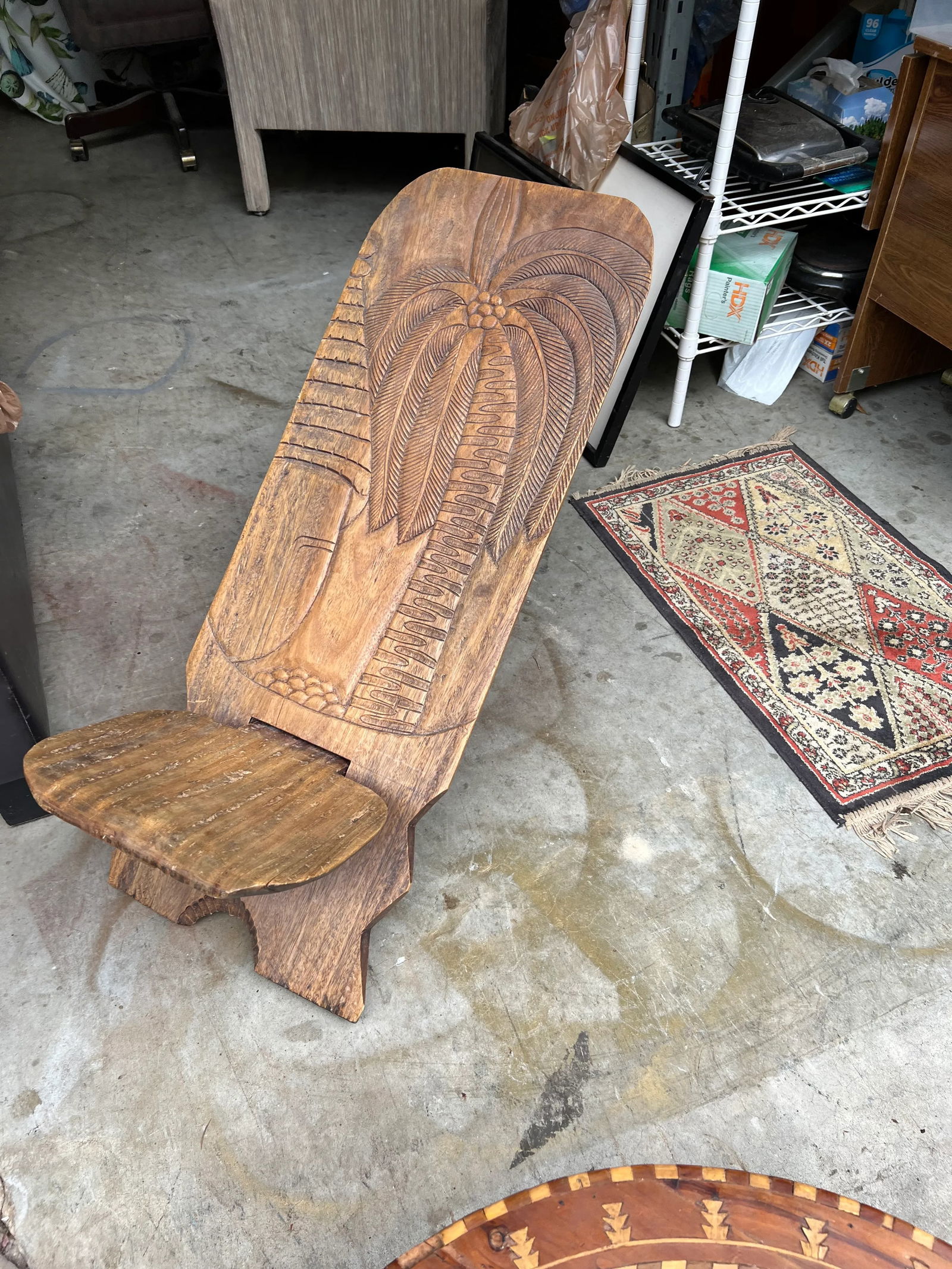 1950s African Birthing Chair - 3