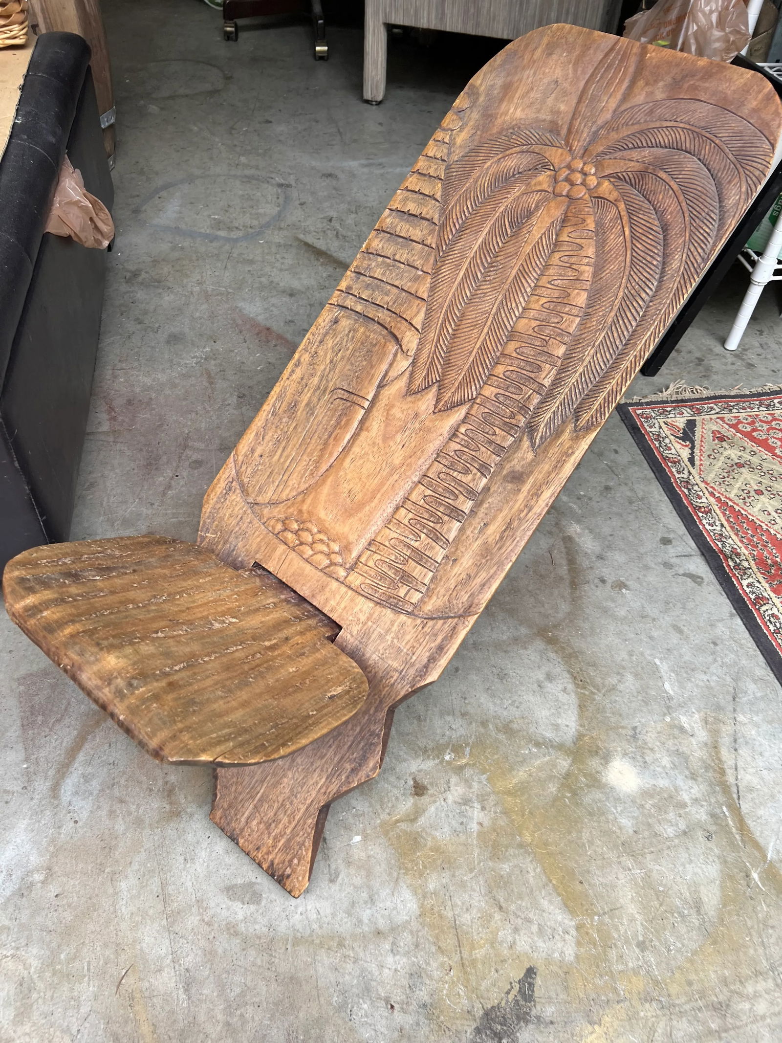 1950s African Birthing Chair - 4