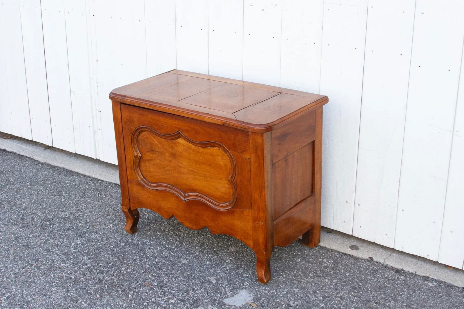 19th Century French Fruitwood Chest - 4