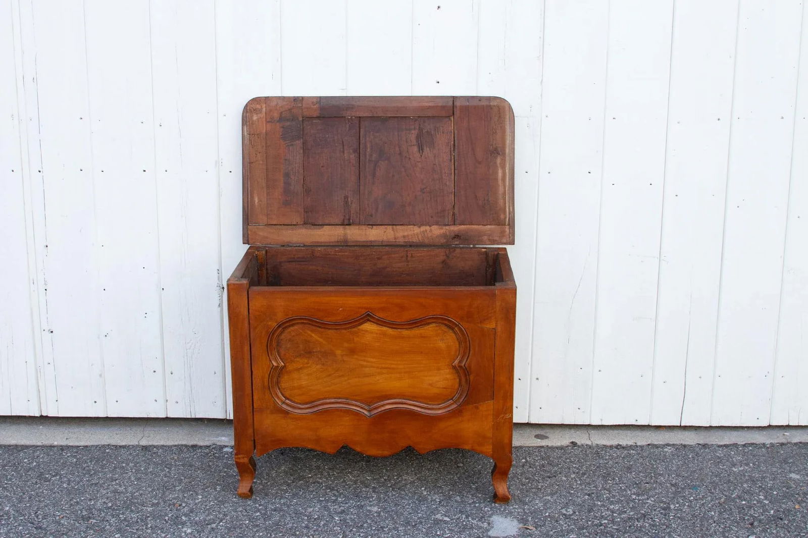 19th Century French Fruitwood Chest - 5