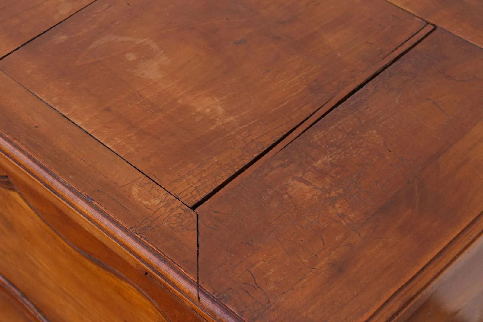 19th Century French Fruitwood Chest - 6