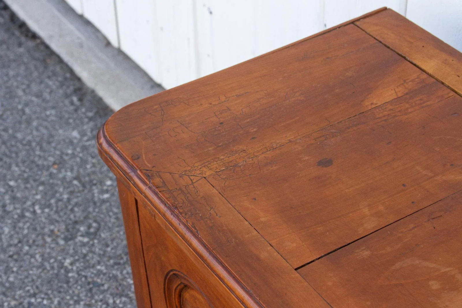 19th Century French Fruitwood Chest - 7