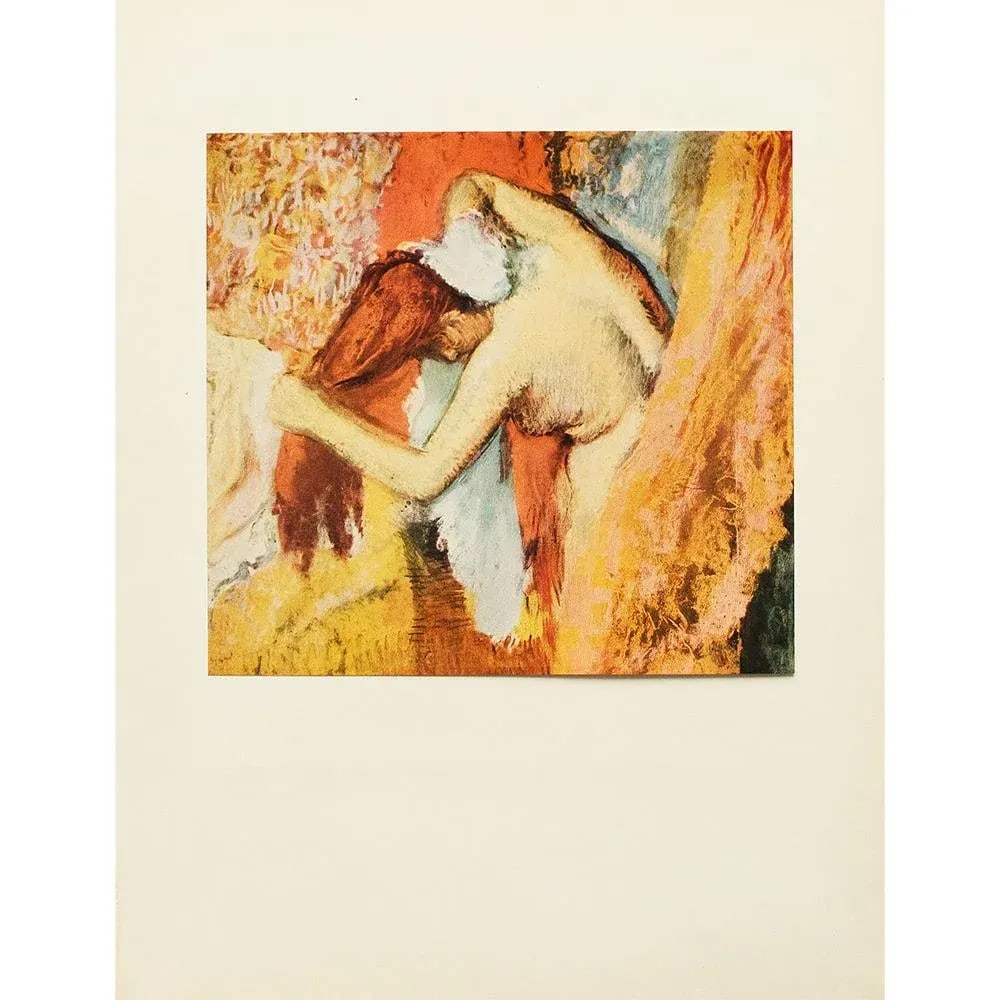 1950s After Edgar Degas "Woman Drying Herself", First Edition Full-Color Vintage Print - 6
