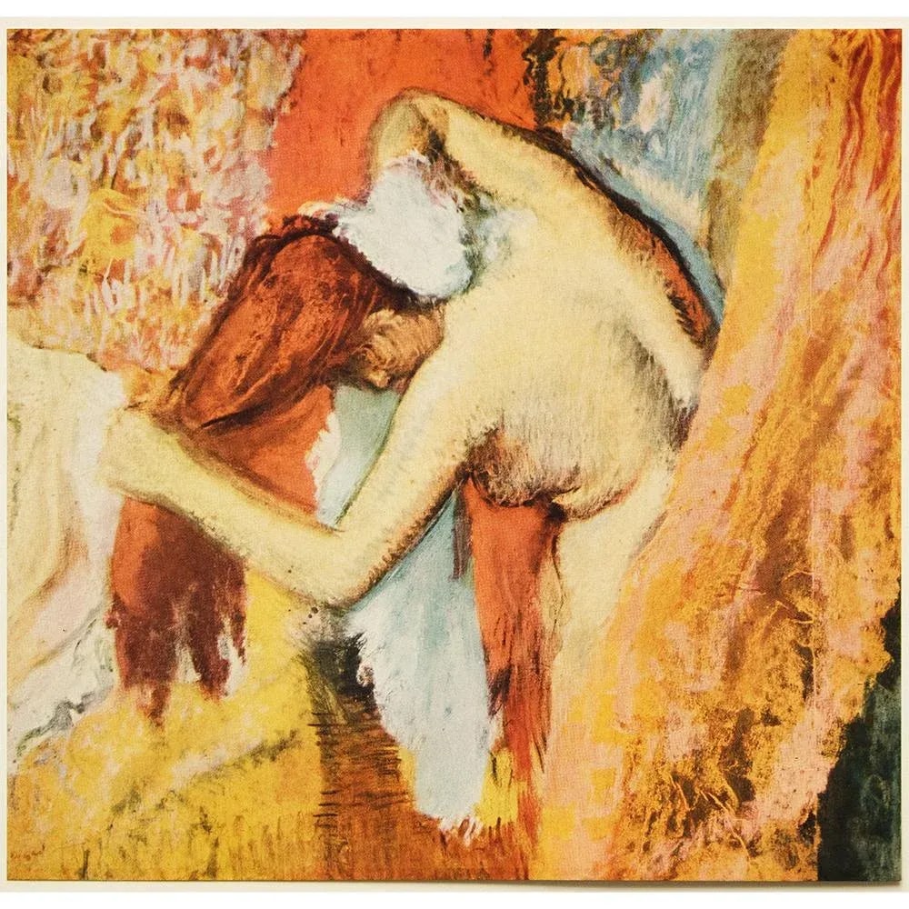 1950s After Edgar Degas "Woman Drying Herself", First Edition Full-Color Vintage Print - 7