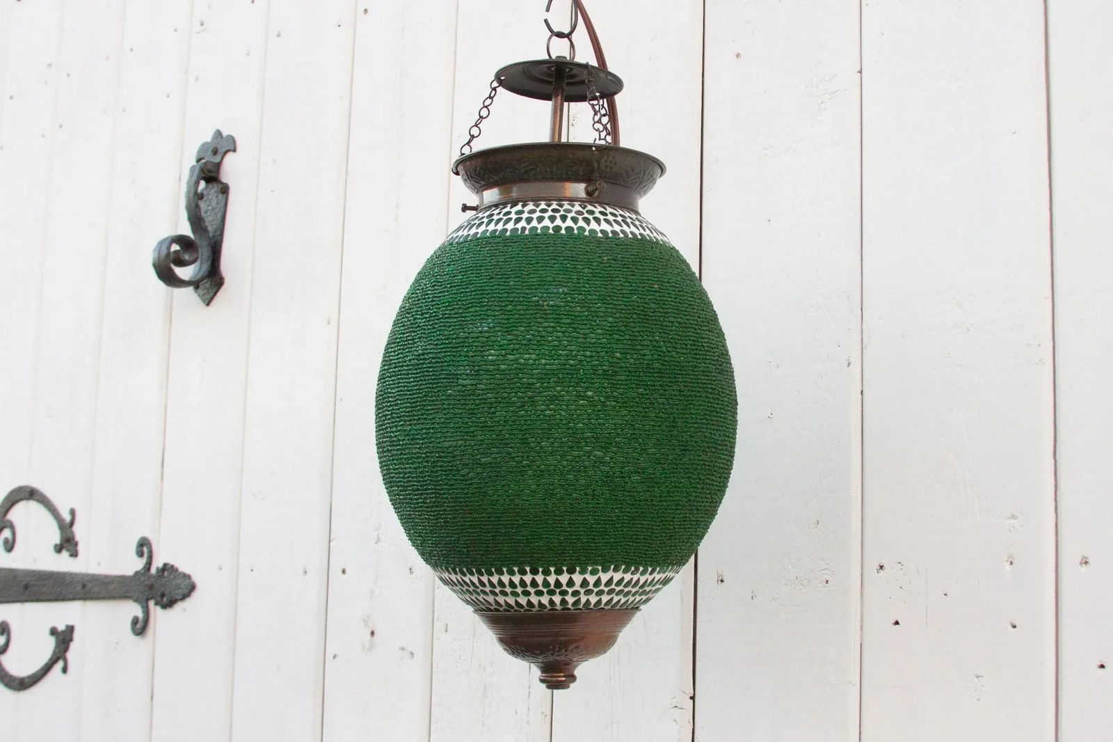 Emerald Pendant Sphere Lantern - 4