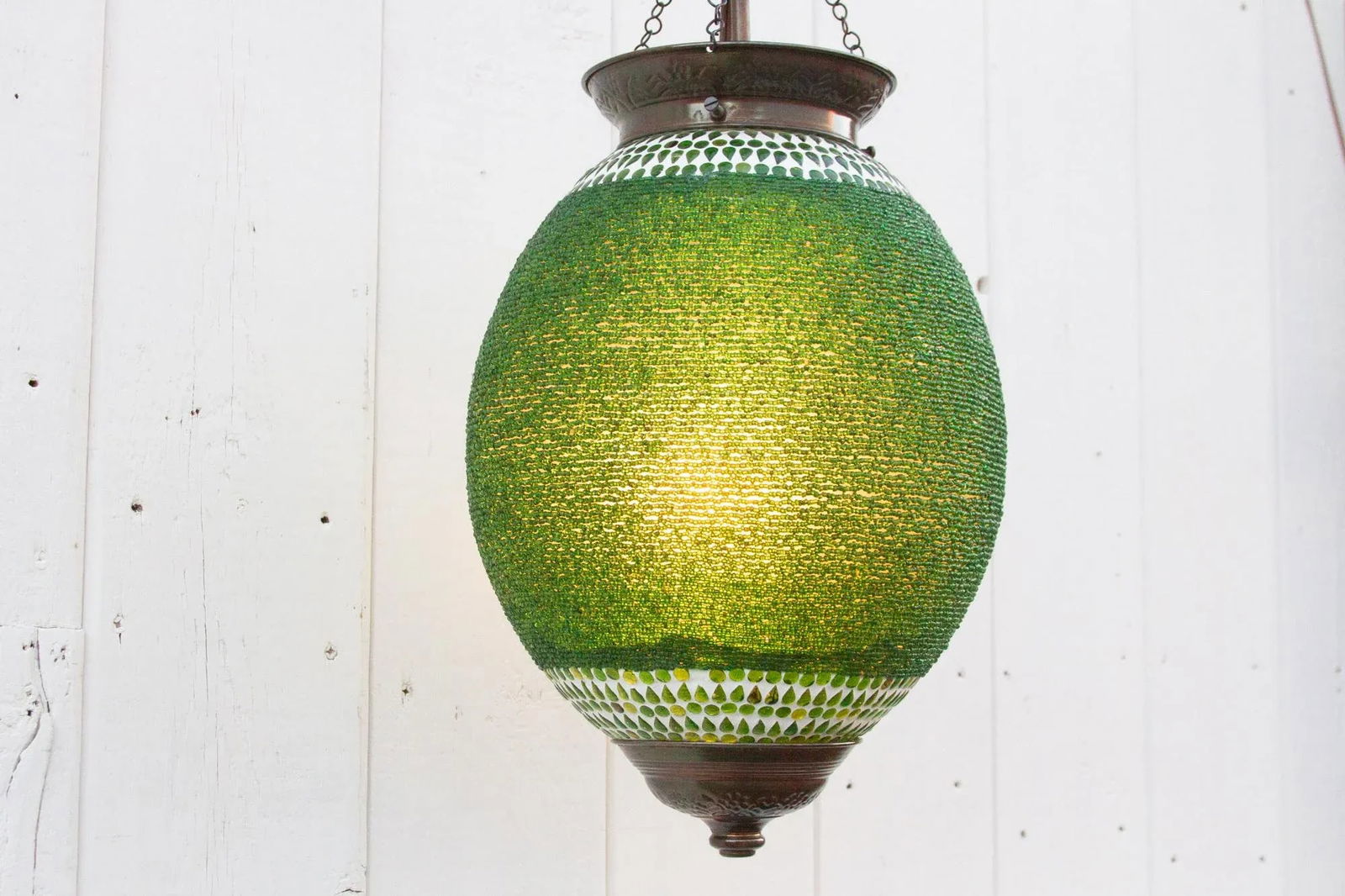 Emerald Pendant Sphere Lantern - 6