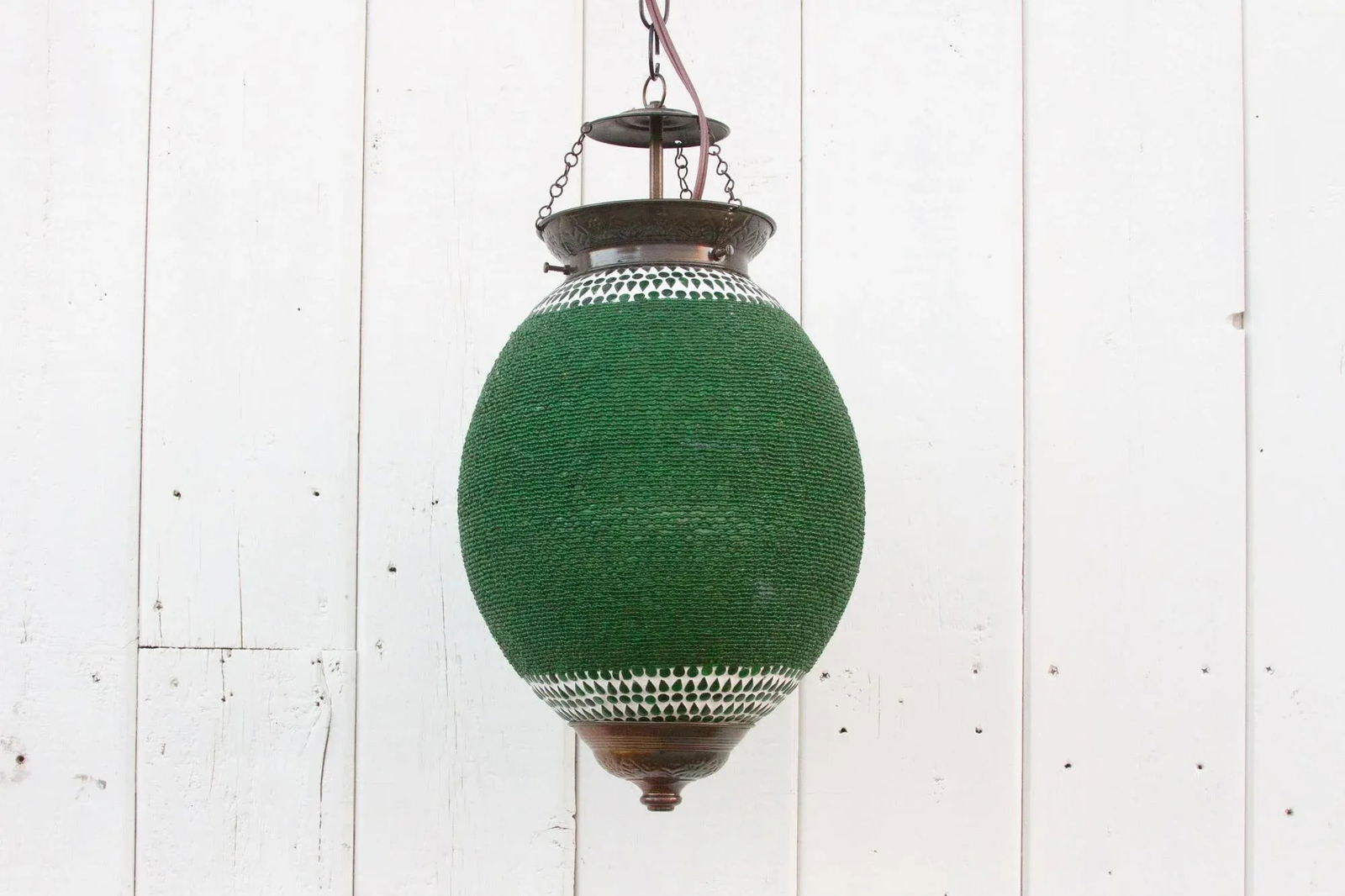 Emerald Pendant Sphere Lantern - 7