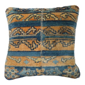 Contemporary Pillow Made from Early 20th Century Antique Indian Rug