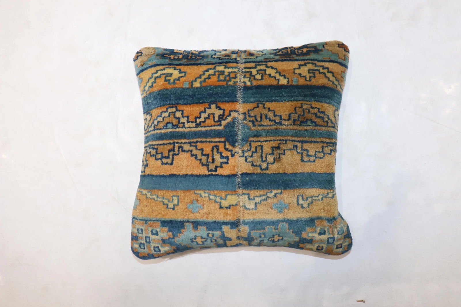 Contemporary Pillow Made from Early 20th Century Antique Indian Rug - 3