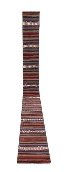 Vintage Extra Long Turkish Kilim Runner 2' X 25'4'' - 13