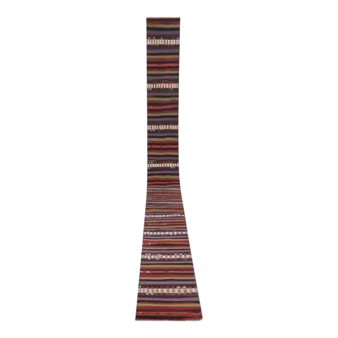 Vintage Extra Long Turkish Kilim Runner 2' X 25'4'': Vintage Extra Long Turkish Kilim Runner 2' X 25'4'' 24" x 304.4" / 61 x 773 Cm Hand woven with high quality pure wool Excellent condition From TURKEY Works well with all styles of home decor-adds 