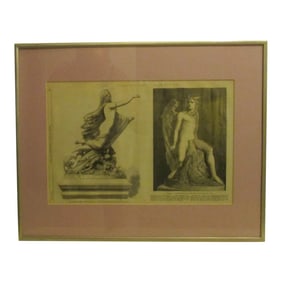 Antique the Illustrated London News September 27, 1862 Matted and Framed